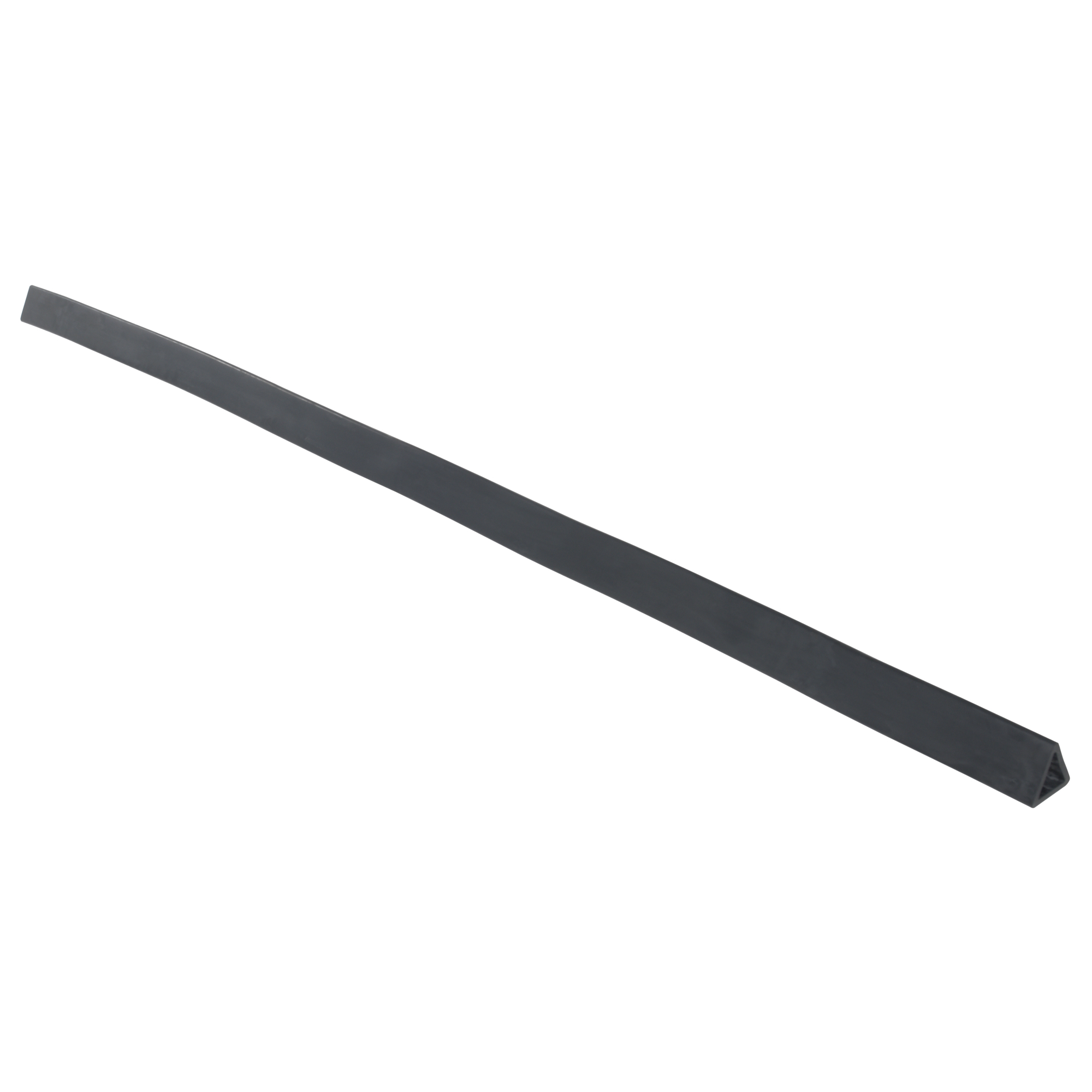 Vestil Molded Rubber Extruded Triangular Bumper - 120in. Length, Heavy-Duty, Model# M-ET-2-120